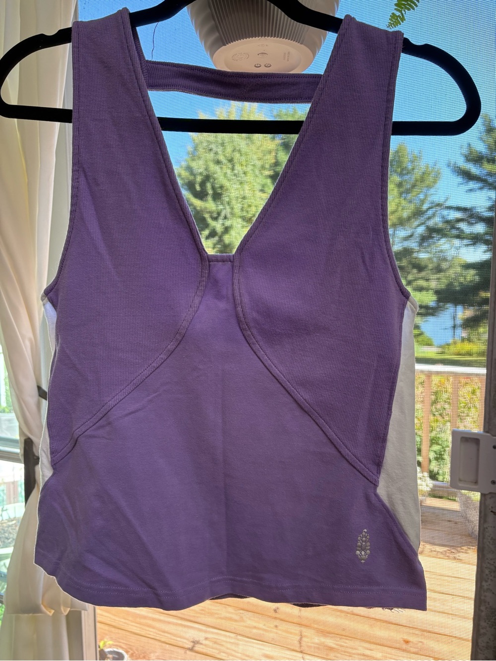 FREE PEOPLE SCORE TANK PURPLE SIZE LARGE